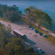 imagem do vídeo da nova geração do ônibus scania